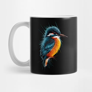 Vibrant Kingfisher Art Mug